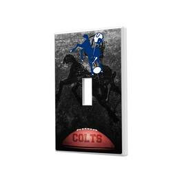 Keyscaper - Baltimore Colts Legendary Design Single Toggle Lightswitch Plate - Multicolor