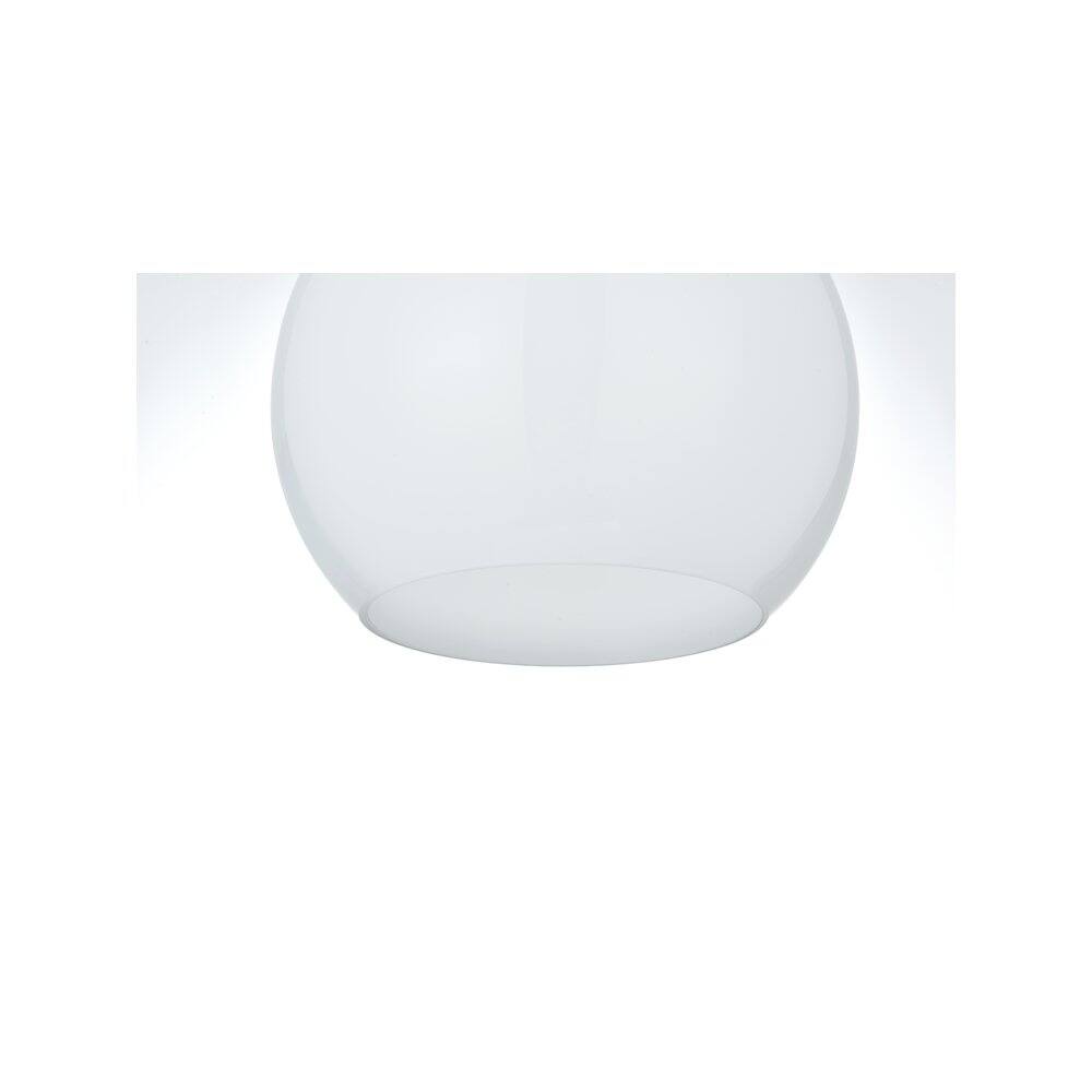 Alt View 4. Living District - Baxter 10 Inch Flush Mount Ceiling Light Frosted White Shade in Satin Gold - Satin Gold And Frosted White.
