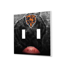 Keyscaper - Chicago Bears Legendary Design Double Toggle Lightswitch Plate - Multicolor