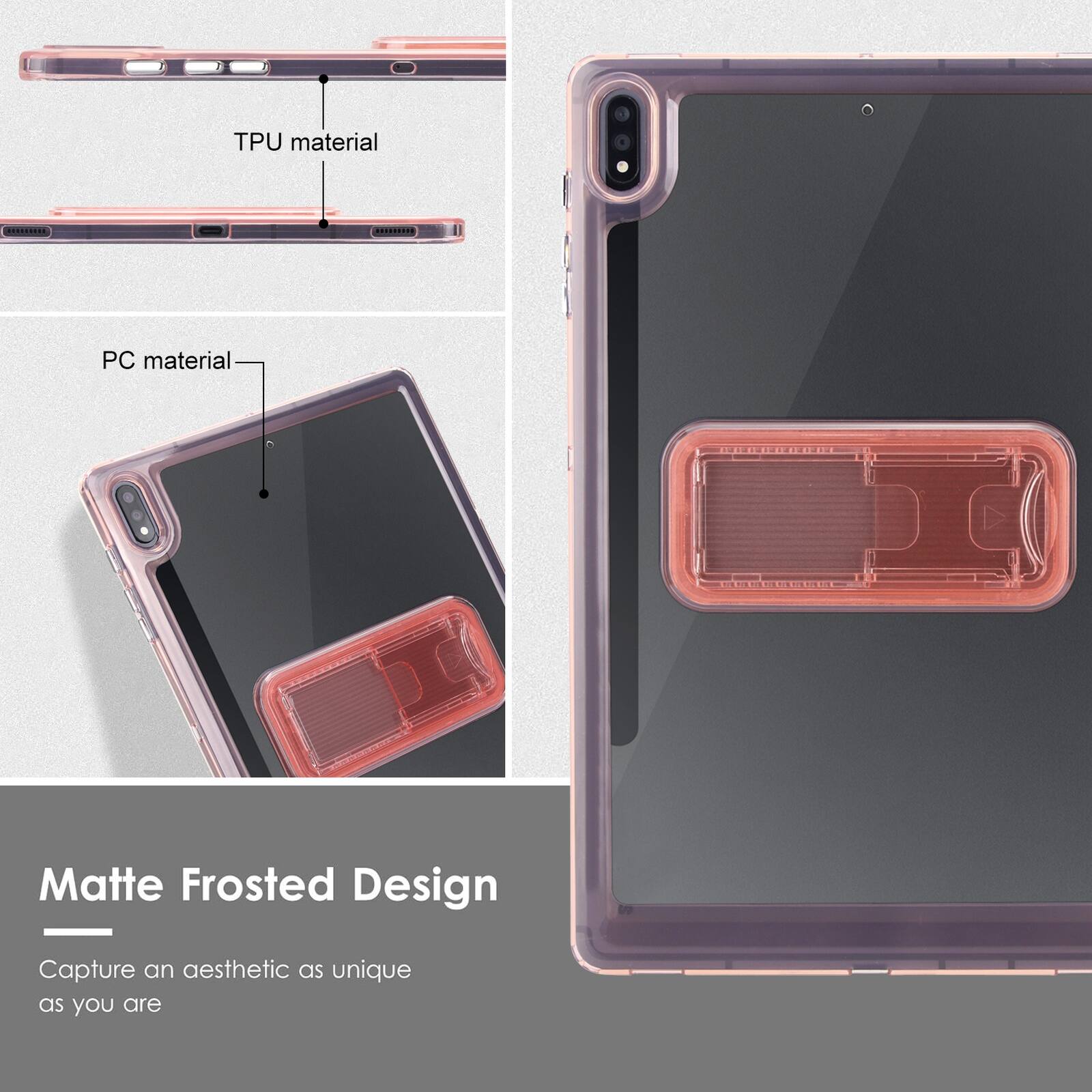TPU material  
PC material  
Matte Frosted Design  
Capture an aesthetic as unique as you are
