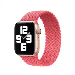 Apple - WATCH BRAIDED SOLO LOOP 44MM - SIZE 7 - Pink Punch