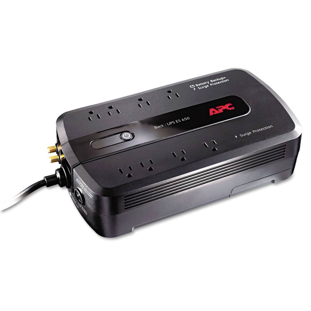 Back-UPS ES 650  
APC  
Battery Backup + Surge Protection  
Surge Protection