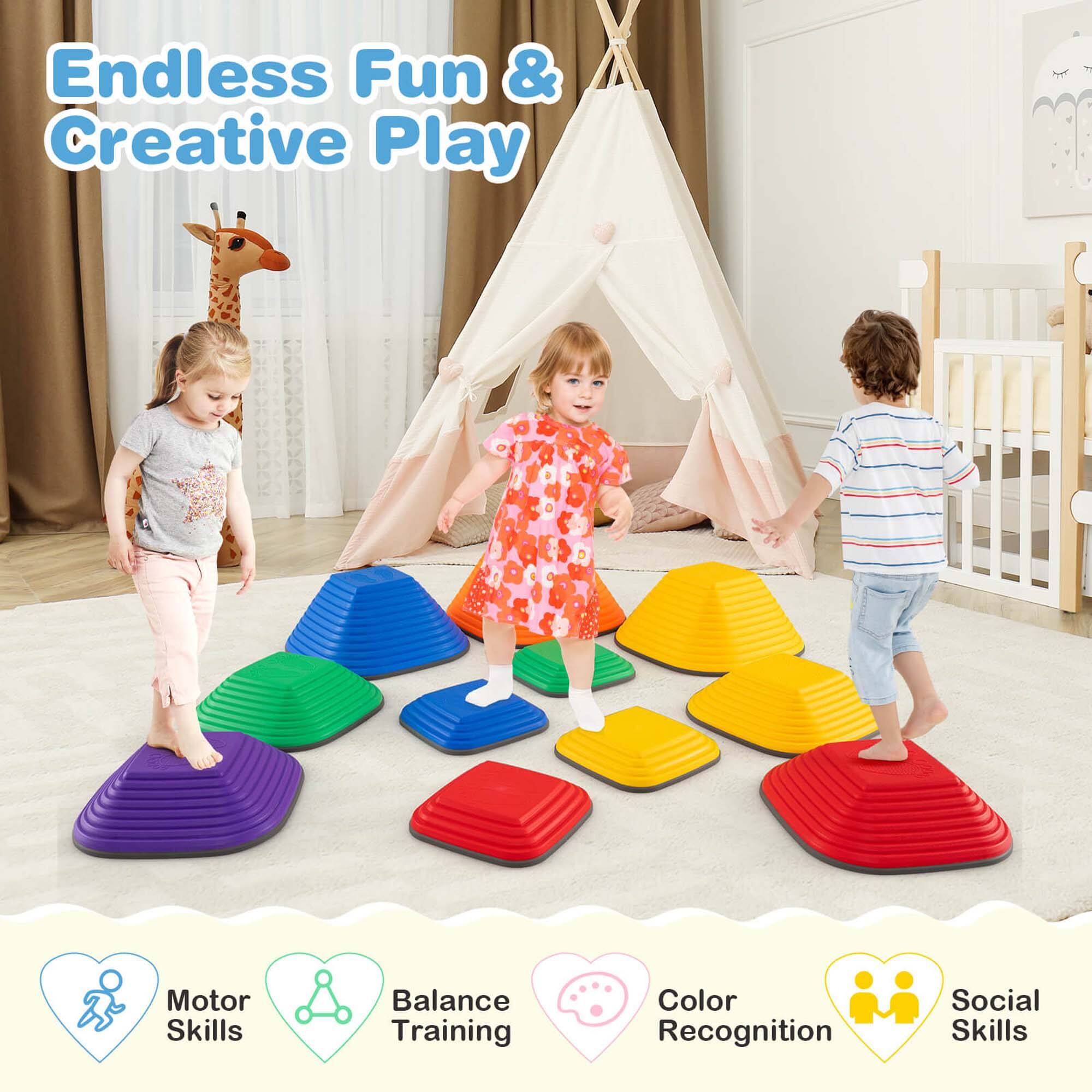 Endless Fun & Creative Play

Motor Skills  
Balance Training  
Color Recognition  
Social Skills