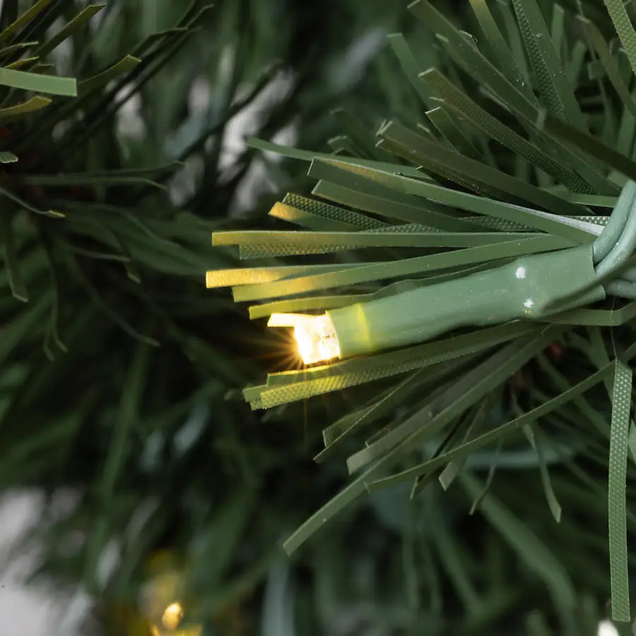 Color Key With Numbers Celebrations 6 1/2 ft. Full LED 200 ct Mixed Pine Color Changing ...
