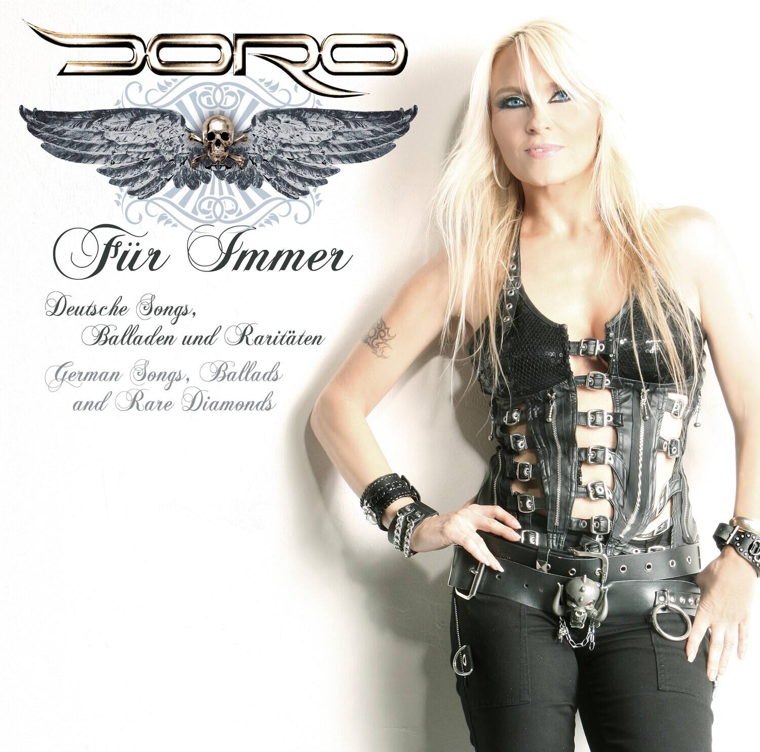 Sure, here is the corrected and grouped text:

---

**DORO**

**Für Immer**

Deutsche Songs, Balladen und Raritäten  
German Songs, Ballads and Rare Diamonds

---