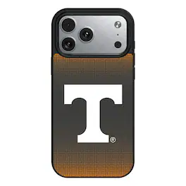 Keyscaper - NCAA - Tennessee Volunteers Linen Logo iPhone Magnetic Bump Case - 15 Plus - Black