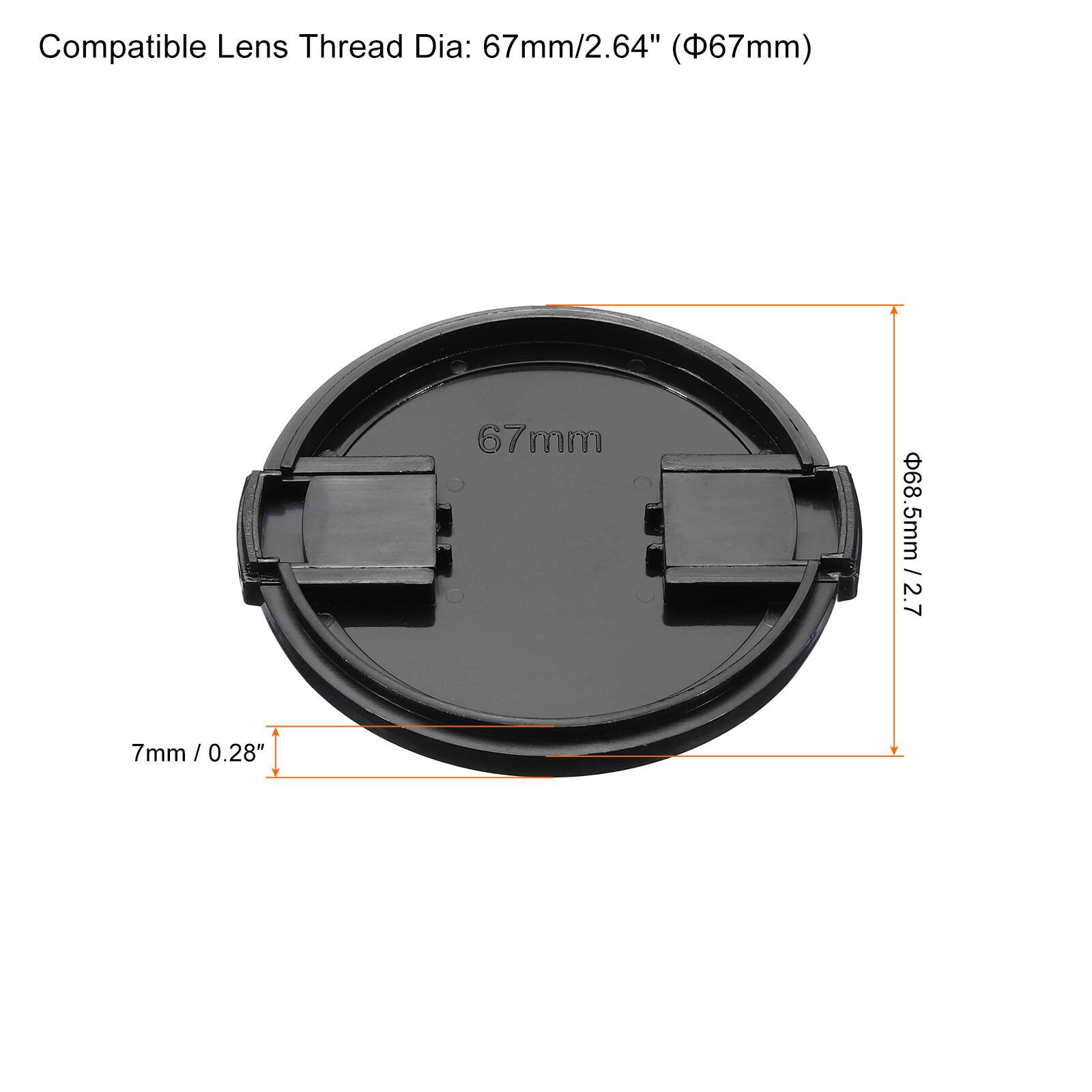 Compatible Lens Thread Dia: 67mm/2.64" (Φ67mm)

67mm

Φ68.5mm/2.7"

7mm / 0.28"