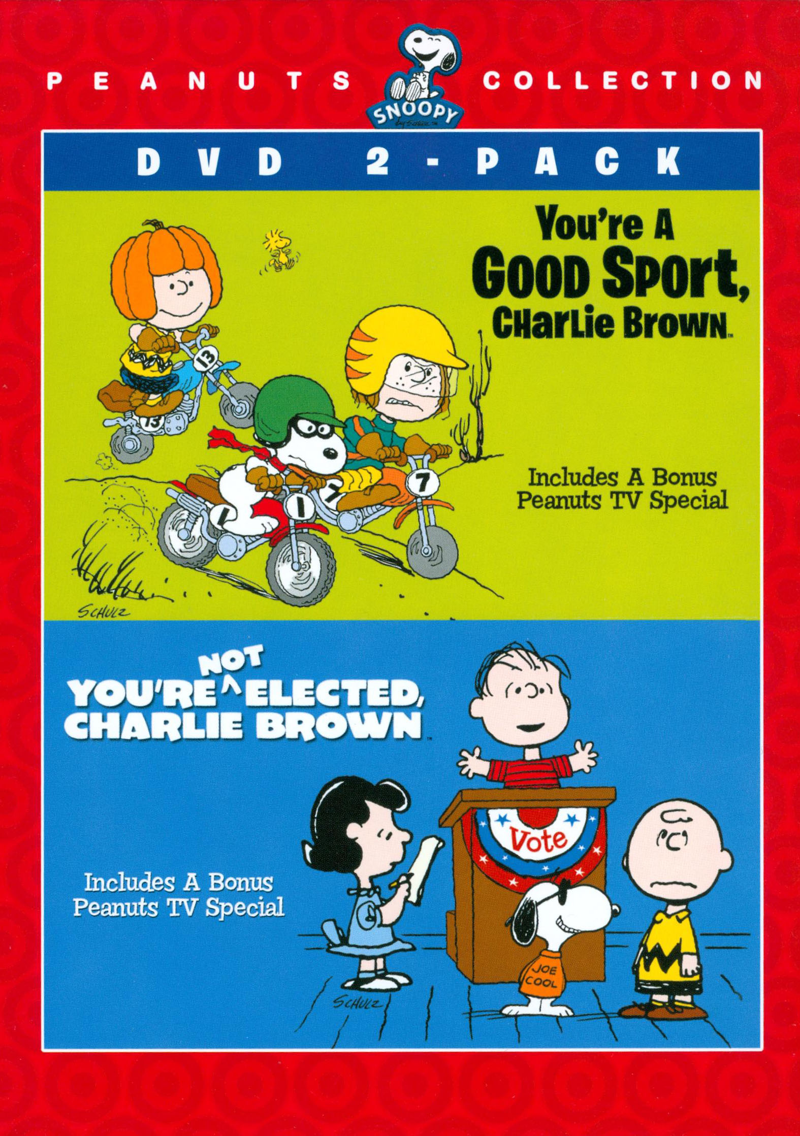 Peanuts Collection: You're a Good Sport, Charlie Brown/You're Not Elected, Charlie  Brown [2 Discs] [DVD] - Best Buy