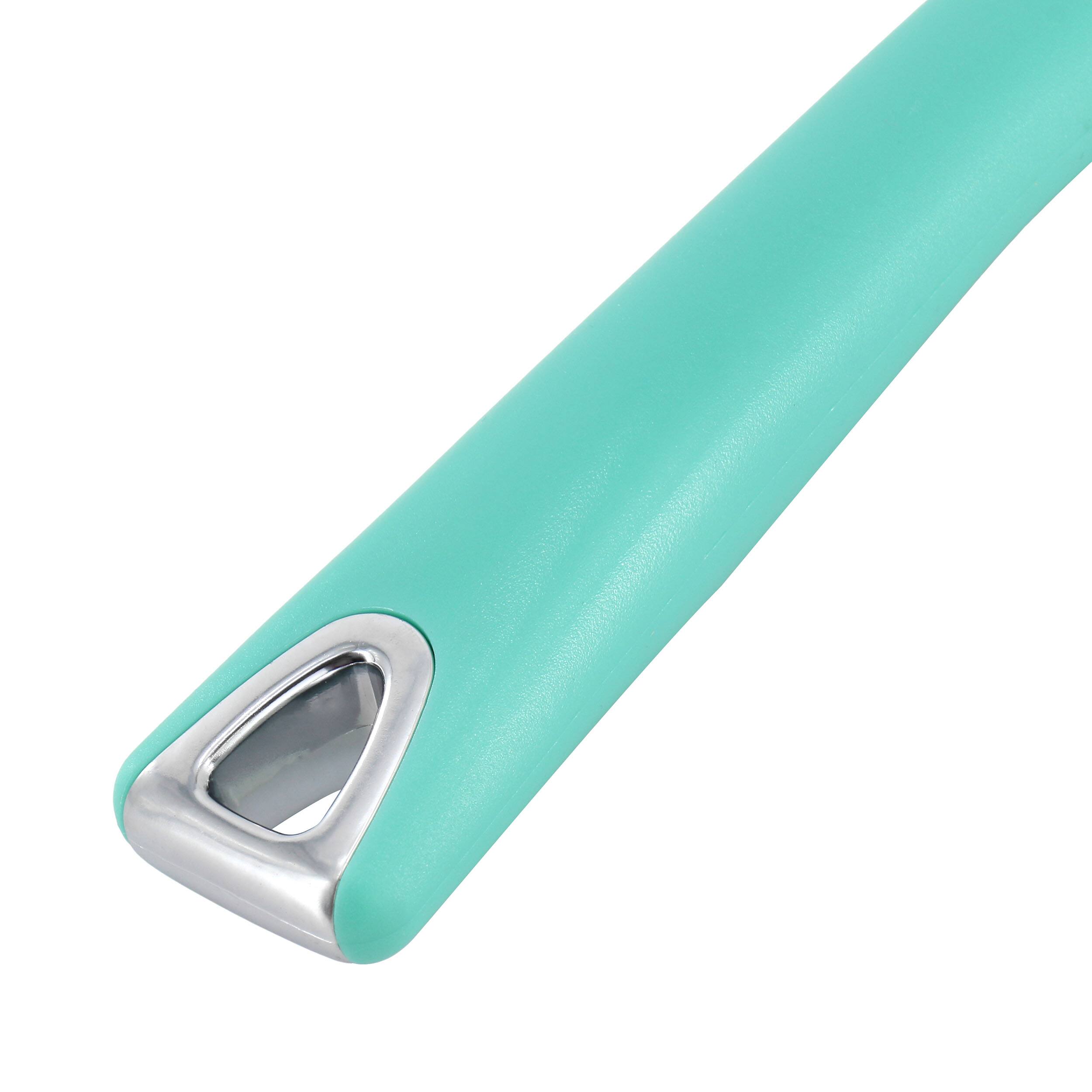 Alt View 4. Martha Stewart - Martha Stewart Everyday Stainless Steel Drexler Handheld Grater in Turquoise - Turquoise.
