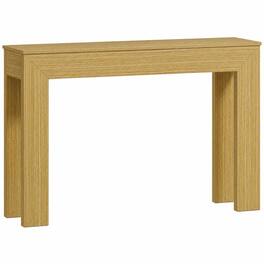 PULUZ - Modern Console Table, 47 inch Narrow Entryway Table - Natural