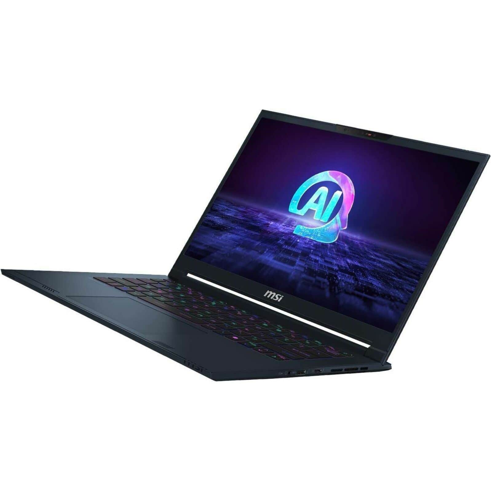 Alt View 29. MSI - Stealth 14 AI Studio A1V 14" 165 Hz Gaming Laptop 1920 x 1200 (Full HD Plus) -Intel Core Ultra 7 155H -16GB Mem -1TB SDD - Star Blue, Blue.