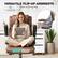 VERSATILE FLIP-UP ARMRESTS
Easy to use and stow away
20.9" WIDE SEAT CUSHION
