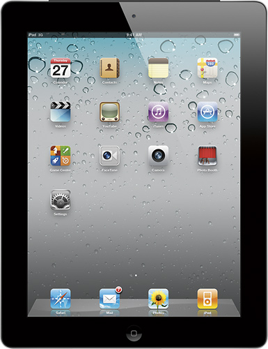  Apple - iPad 2 with Wi-Fi + 3G - 32GB - Black (AT&amp;T)