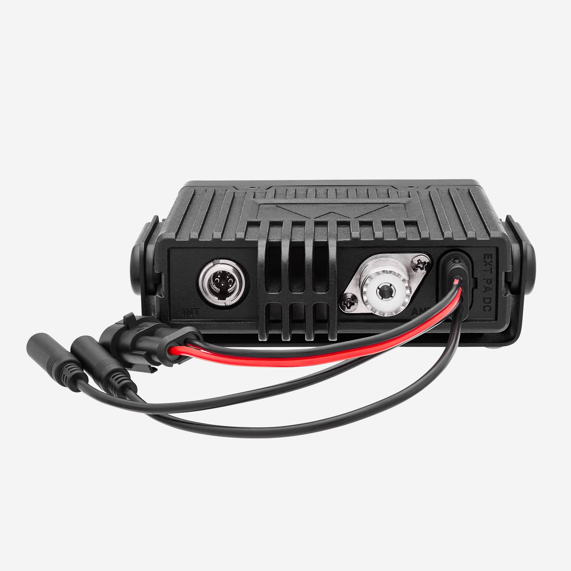 Left. Midland - MXT115 15W GMRS Mobile Radio Pro - Black/Silver.