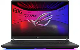 ASUS - ROG Strix SCAR 18 18" 4K 240Hz Gaming Laptop - Intel Core Ultra 9 HX Plus - 32GB RAM - NVIDIA GeForce RTX 5090 - 1TB SSD - Off Black