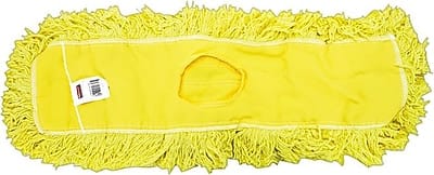 RubberMaid - Commercial Trapper Commercial Dust Mop Looped-end Launderable 5" x 24" - Yellow