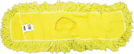 RubberMaid - Commercial Trapper Commercial Dust Mop Looped-end Launderable 5" x 24" - Yellow