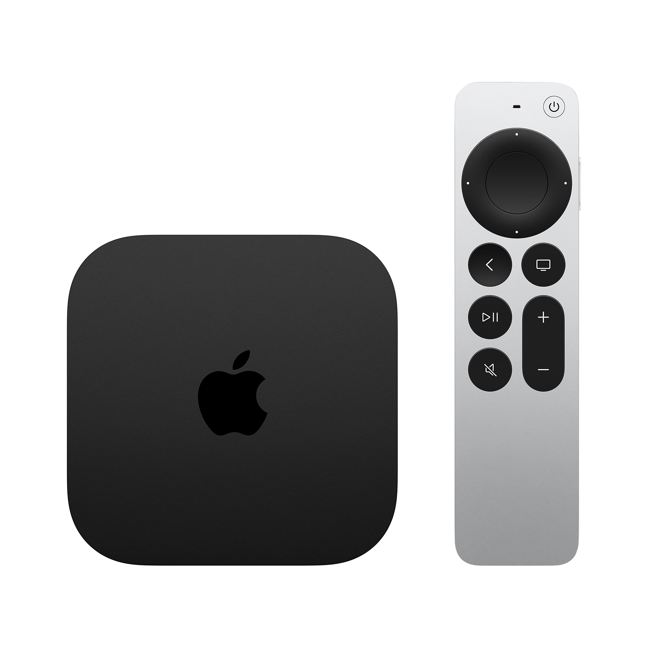 Alt View 1. Apple - Apple TV 4K Wi‑Fi + Ethernet with 128GB Storage (3rd Generation) MN893LZ/A - Black.