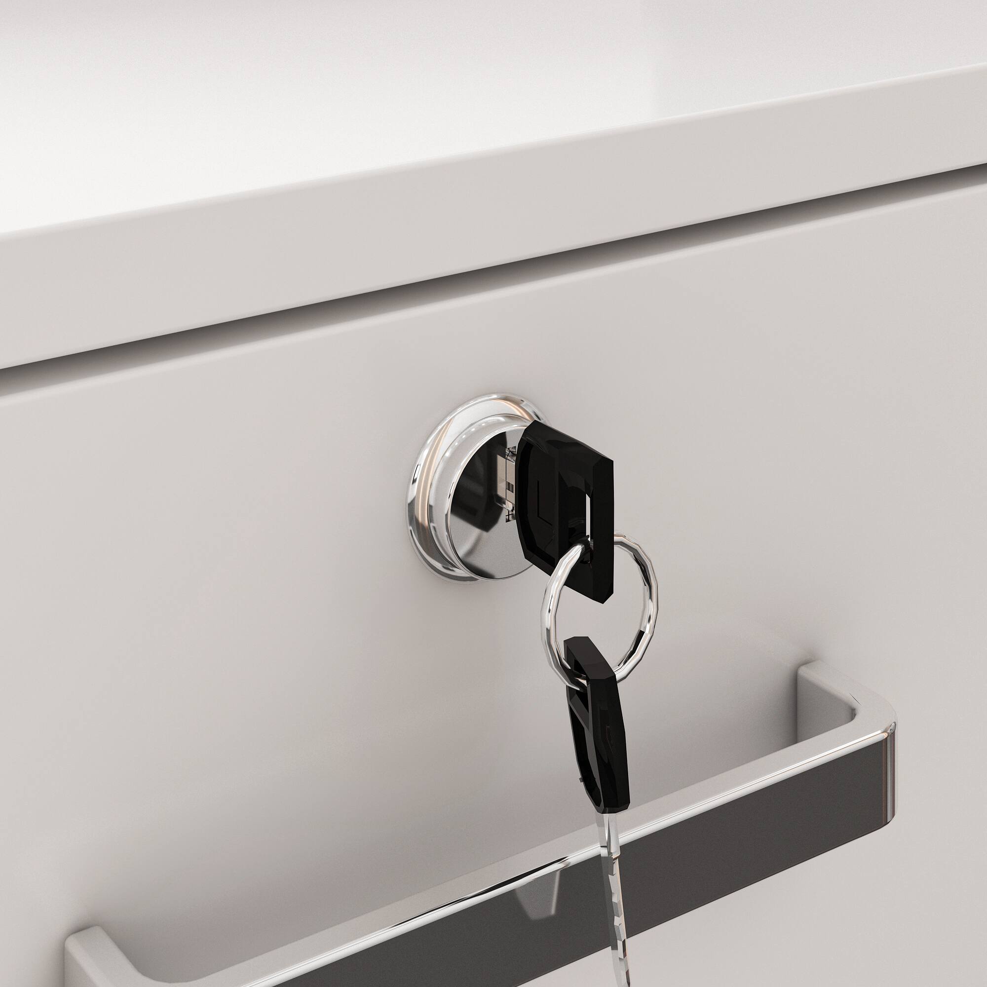 Alt View 9. FUFU & GAGA - FUFU&GAGA Reception Desk – Modern Office Welcome & Service Station - White.