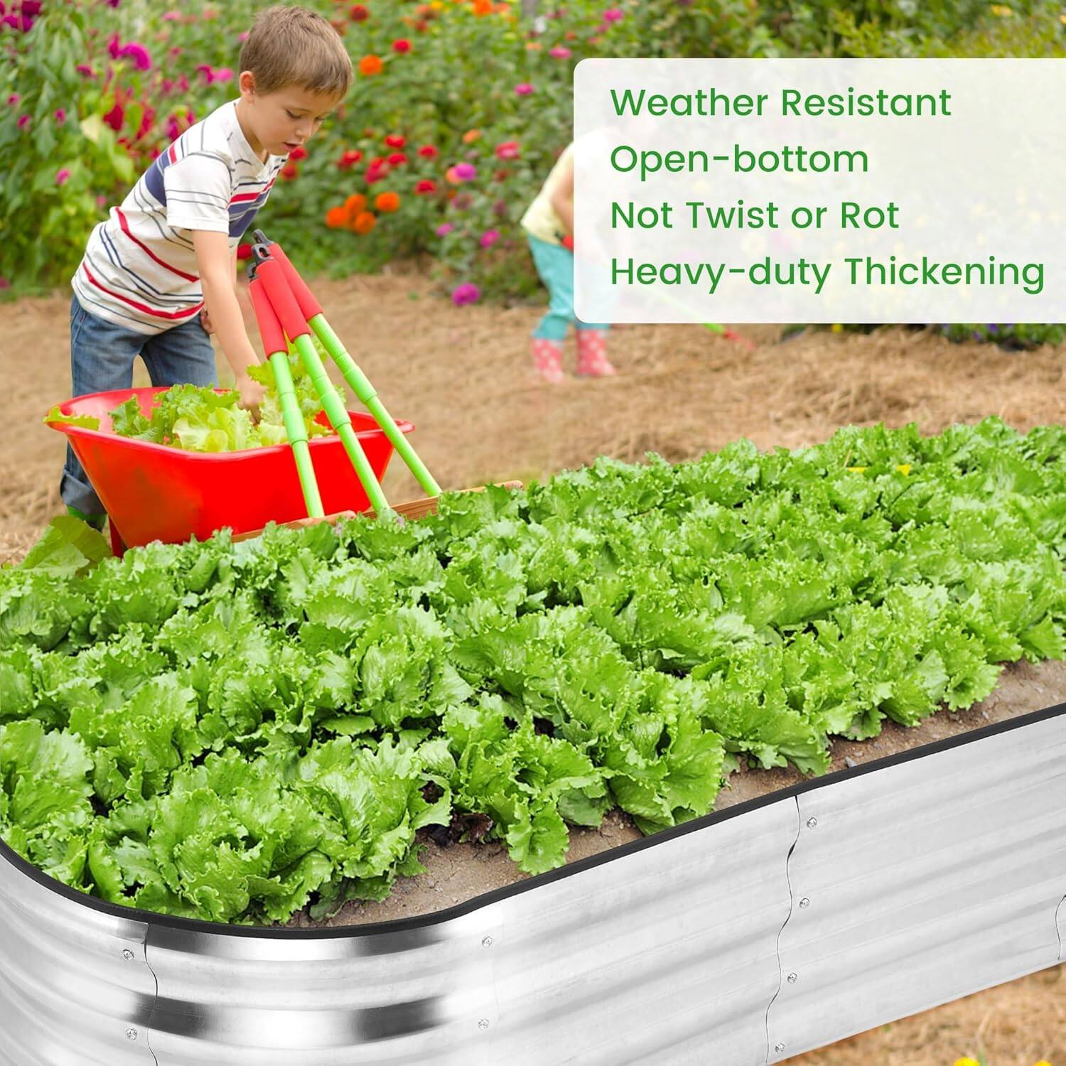 Weather Resistant  
Open-bottom  
Not Twist or Rot  
Heavy-duty Thickening