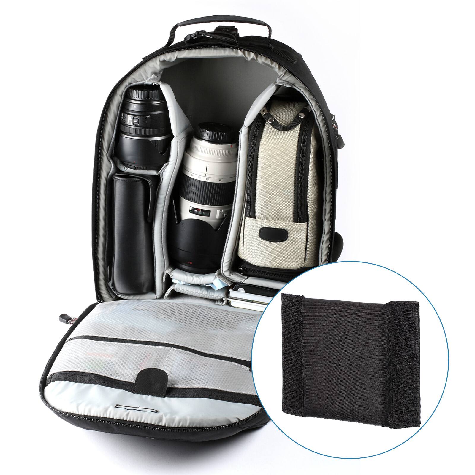 Alt View 5. Unique Bargains - Camera Bag Divider, 2pcs 4.72"x3.54"x0.31" Shockproof Insert for Nikon DSLR.