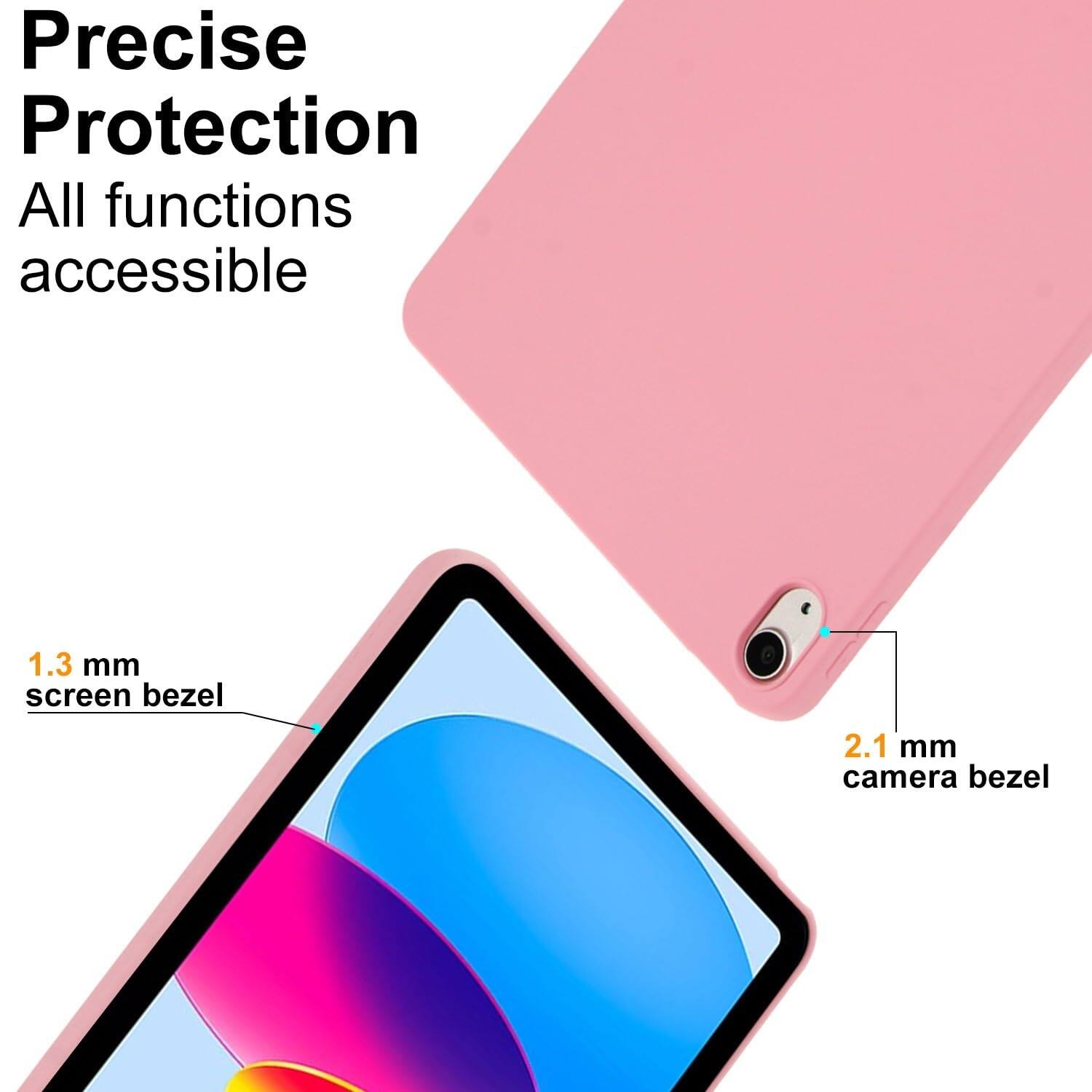 Precise Protection  
All functions accessible  
1.3 mm screen bezel  
2.1 mm camera bezel