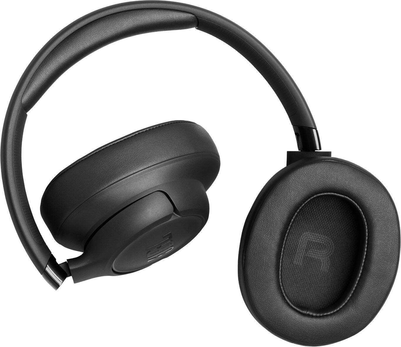 Alt View 7. JBL - Tune 780NC - Bluetooth wireless over-the-ear Noise Cancelling headphones - 2026 - Black.