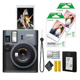 Fujifilm - Instax Mini 41 Instant Film Camera + Instant-mini Film (40 Sheets)