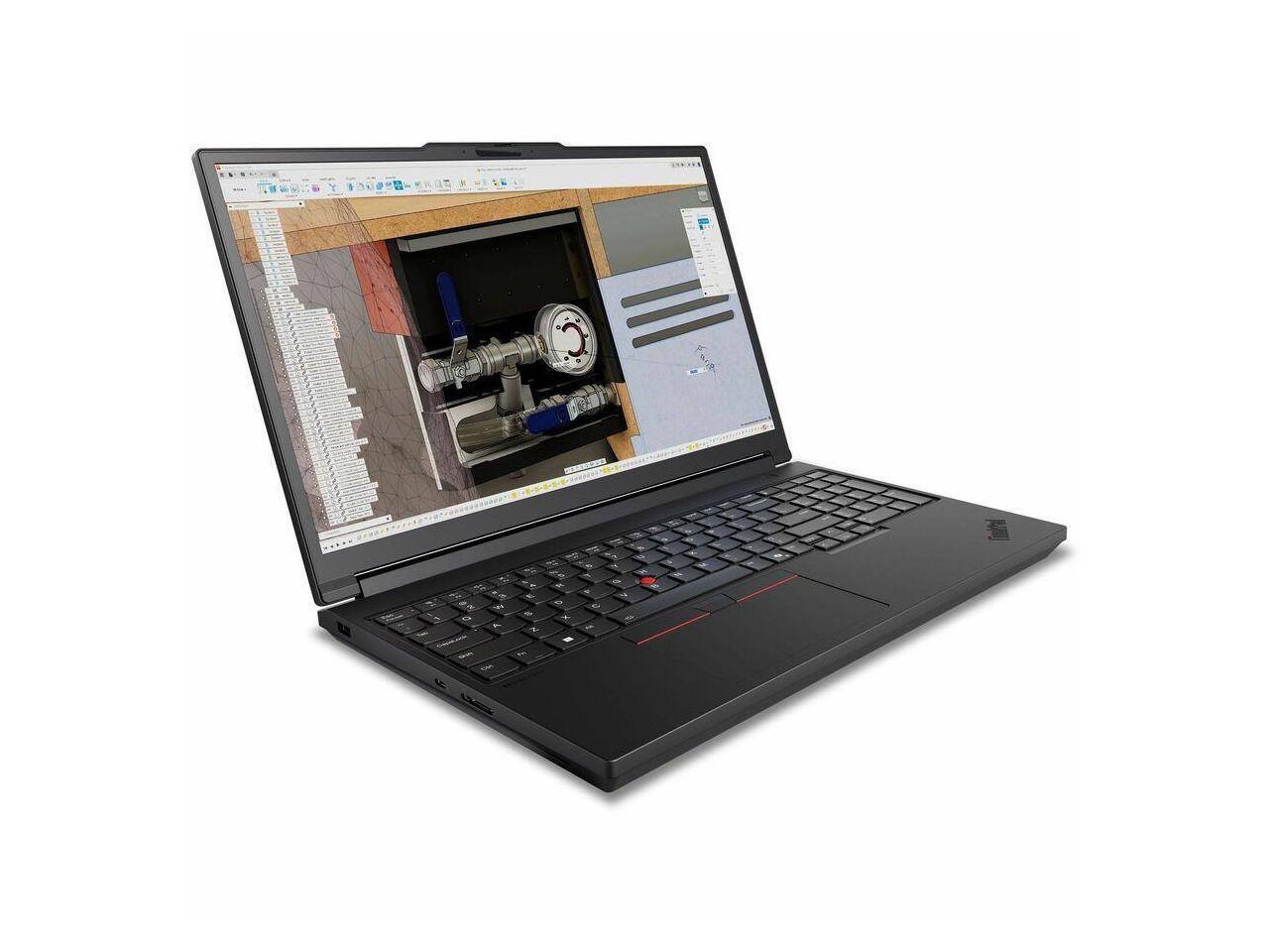 Alt View 2. Lenovo - Lenovo ThinkPad P16 Gen 3 16" Workstation, Core Ultra 7 255HX, 32GB, 1TB SSD, RTX PRO 2000 8GB, Win 11 Pro, Wi-Fi 7.