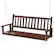 Front. Costway - 3-Person Wooden Outdoor Porch Swing Heavy Duty Patio Hanging Bench Chair - Brown.