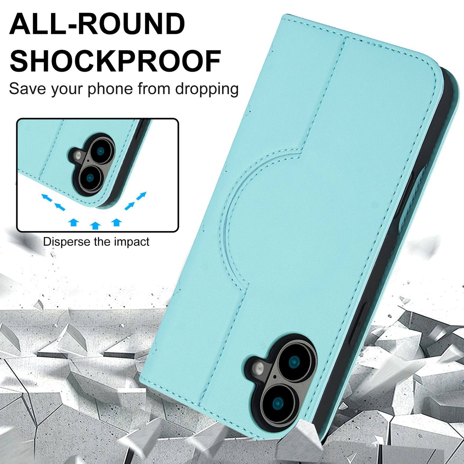 ALL-ROUND SHOCKPROOF  
Save your phone from dropping  
Disperse the impact