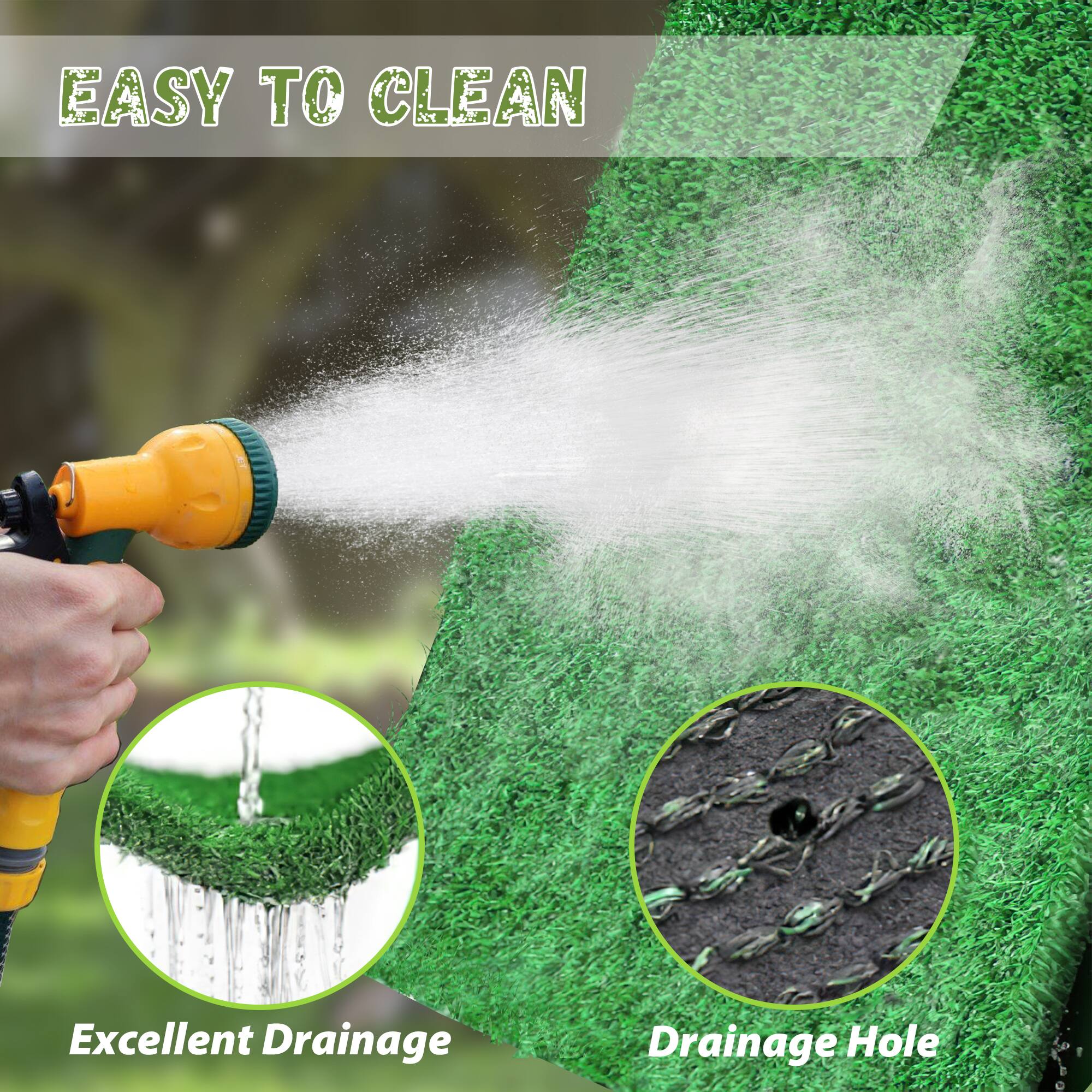 EASY TO CLEAN

Excellent Drainage

Drainage Hole