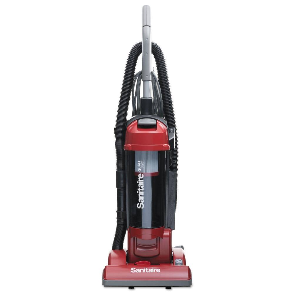 Sanitaire - SC5745D FORCE 13 in. Cleaning Path Upright Vacuum - Red - Black/Red