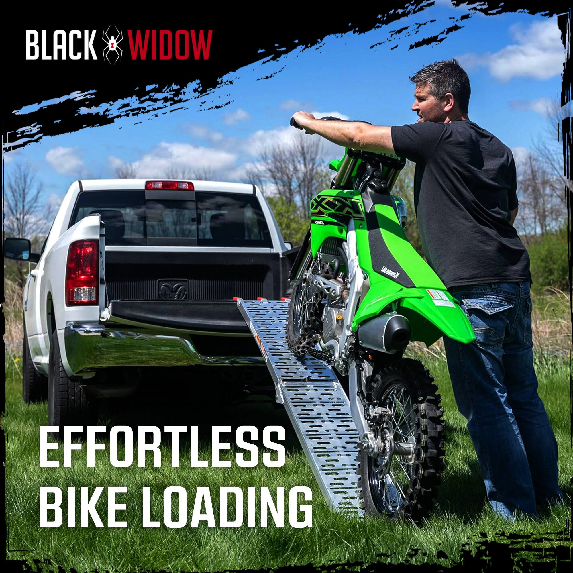 BLACK WIDOW

EFFORTLESS BIKE LOADING