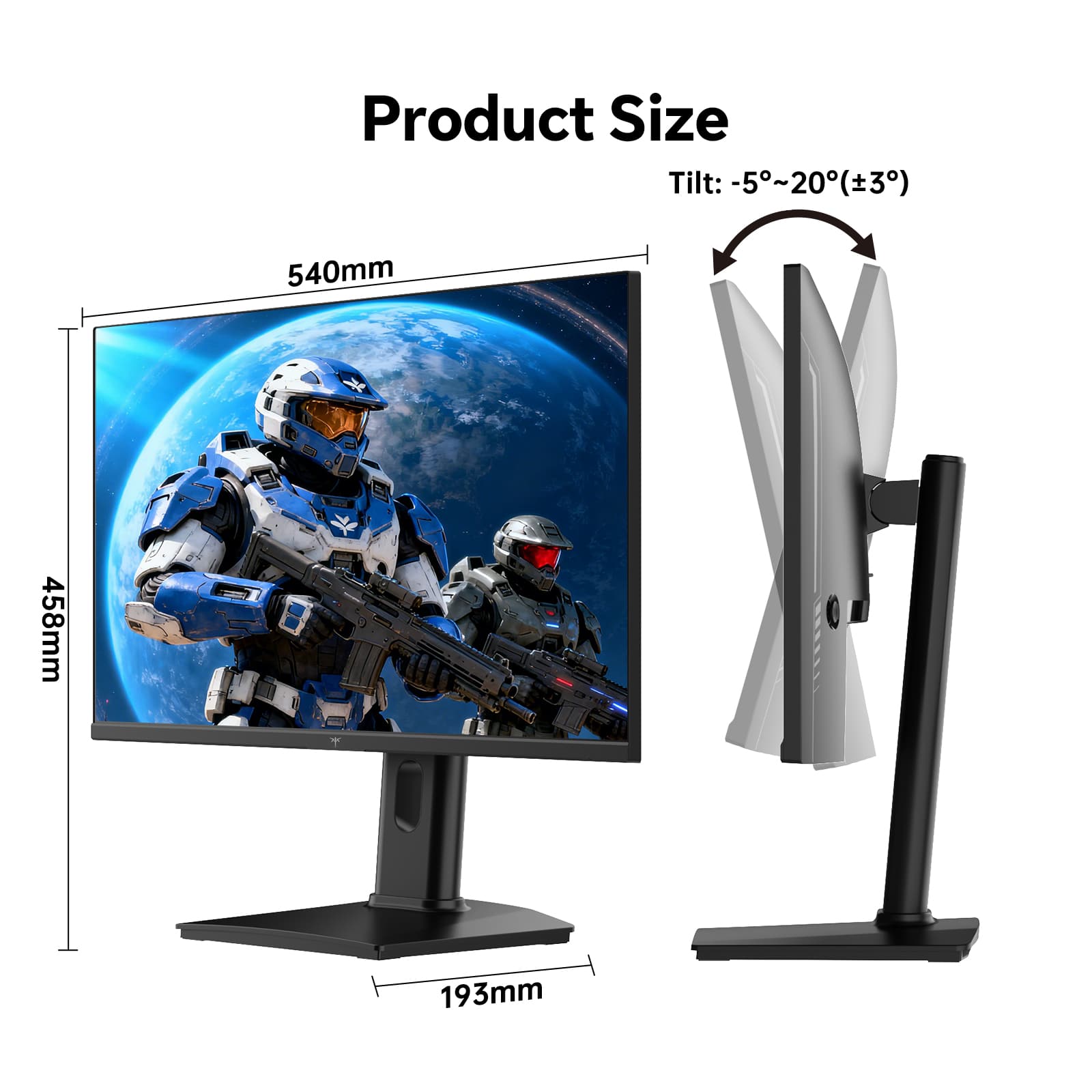 KTC H24F7 2 24 Inch Gaming Monitor, FHD 1080P Fast IPS, 240Hz, 1ms