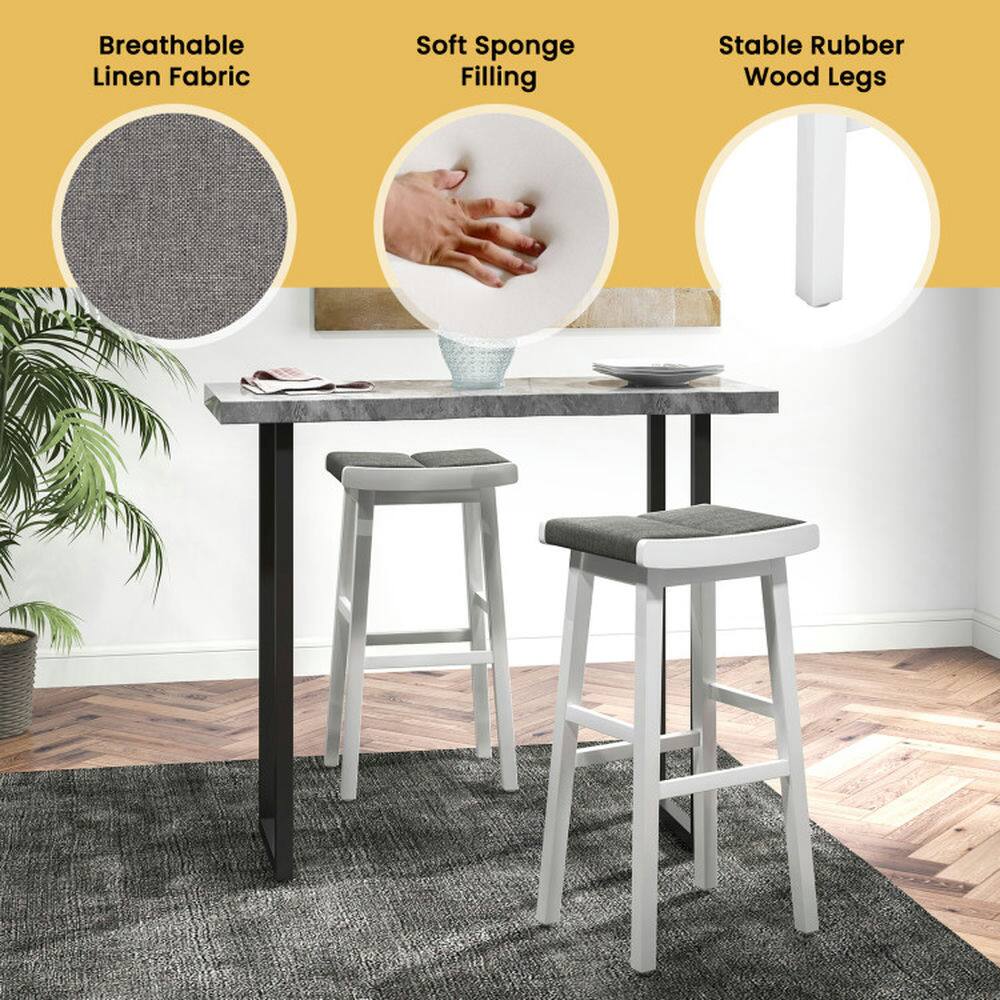 - Breathable Linen Fabric
- Soft Sponge Filling
- Stable Rubber Wood Legs