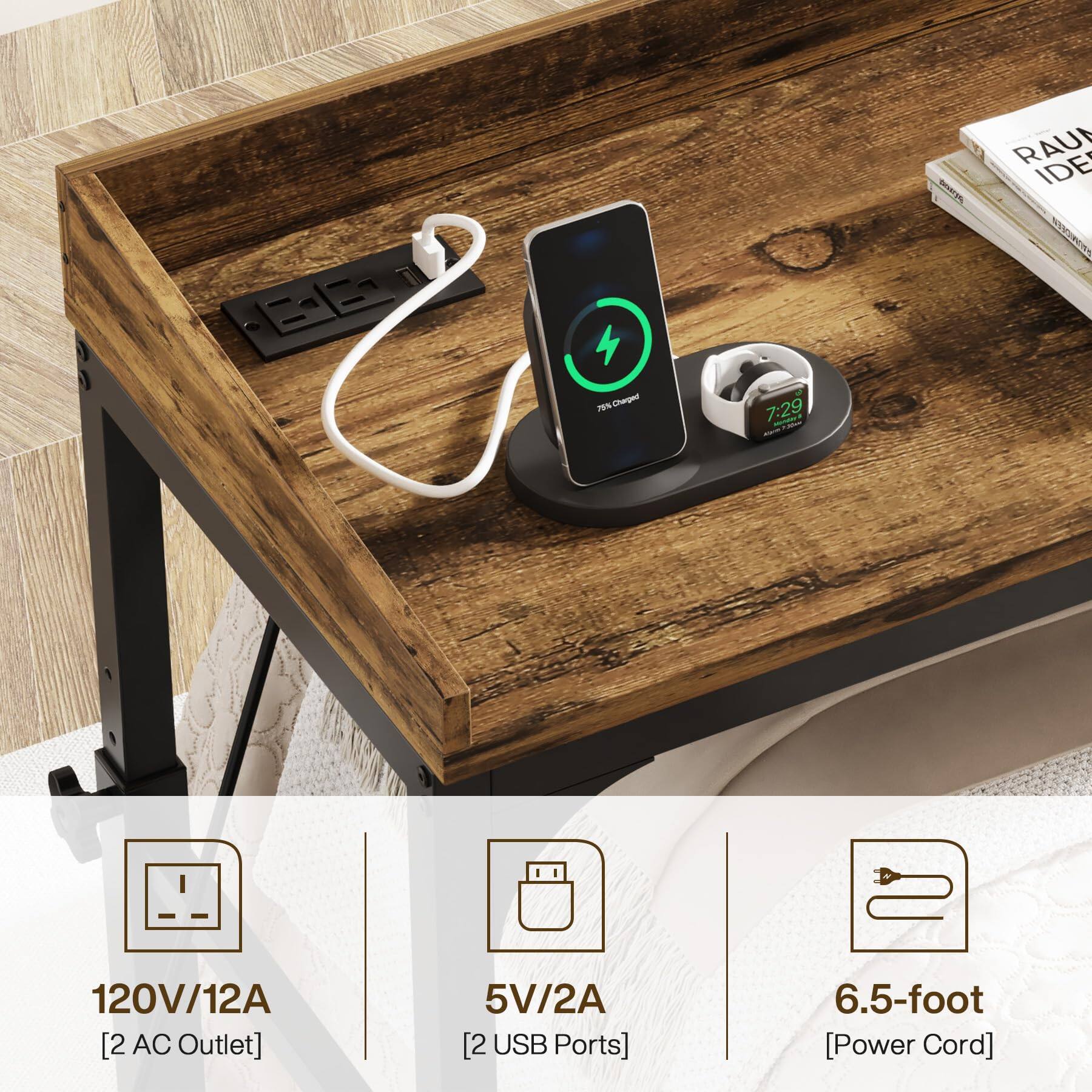 RAUN IDE PAUMIDEEN

75% Charged
7:29

120V/12A [2 AC Outlet]
5V/2A [2 USB Ports]
6.5-foot [Power Cord]