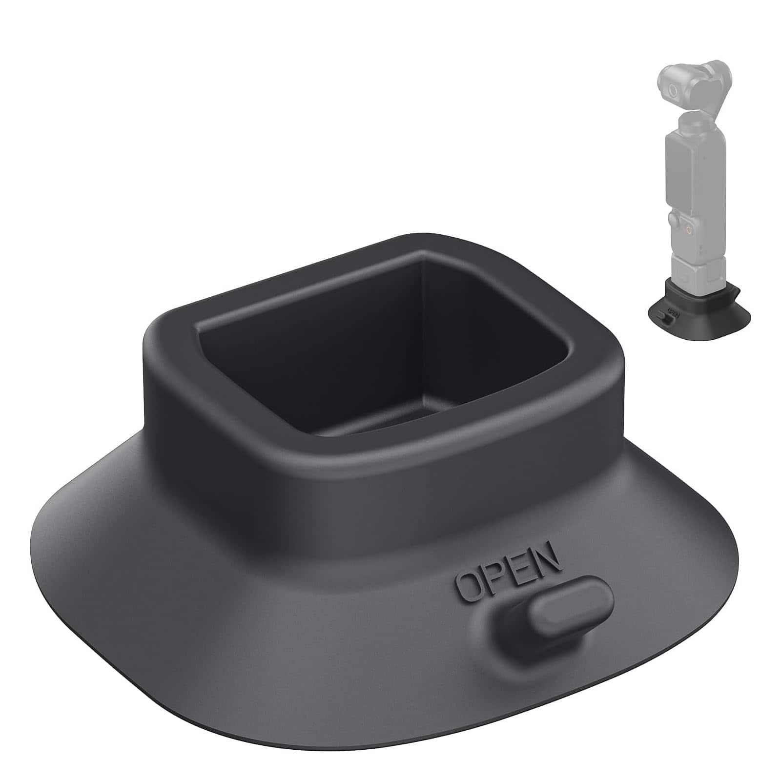 Neewer - Silicone Suction Cup Holder for DJI Pocket 3, Non-Slip Base