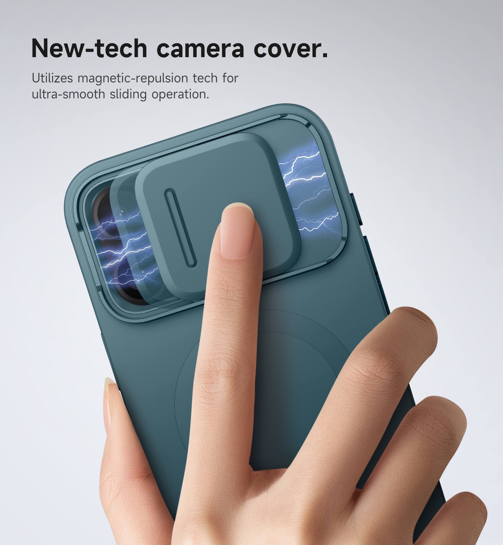 SURITCH Bumper Case for iPhone 16 Pro Max with Camera Cover, Compatible ...
