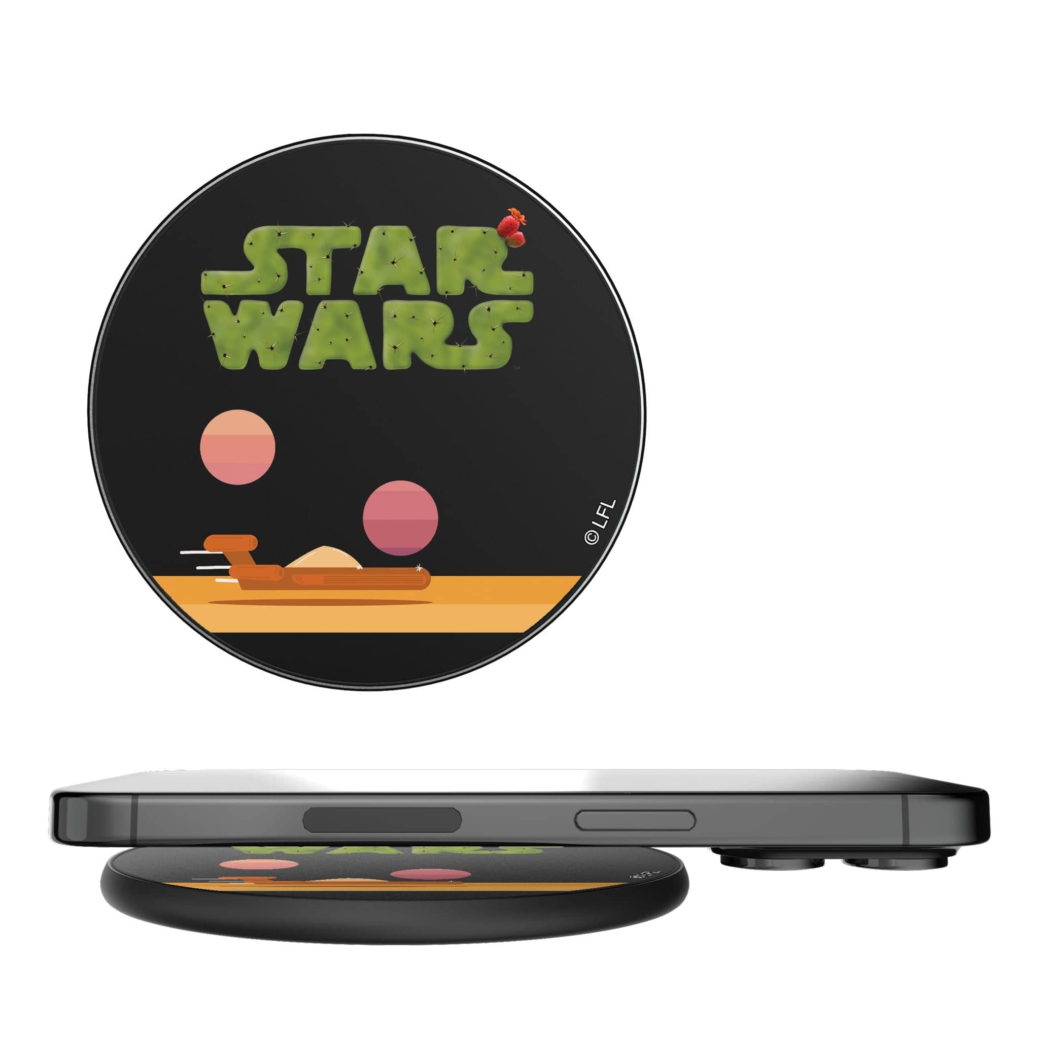Keyscaper - Star Wars: A New Hope Locality Fade 15-Watt Wireless Charger - Tatooine
