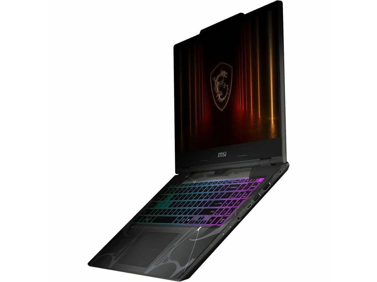 Alt View 3. MSI - MSI Cyborg A17 - Ryzen 7 260, 16GB, 1TB SSD, RTX 5050, Win 11 - Black.