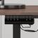 Alt View 5. FUFU & GAGA - FUFU&GAGA L - Shaped Electric Standing Desk - Adjustable Height, Home & Office Workstation - Brown & Black.