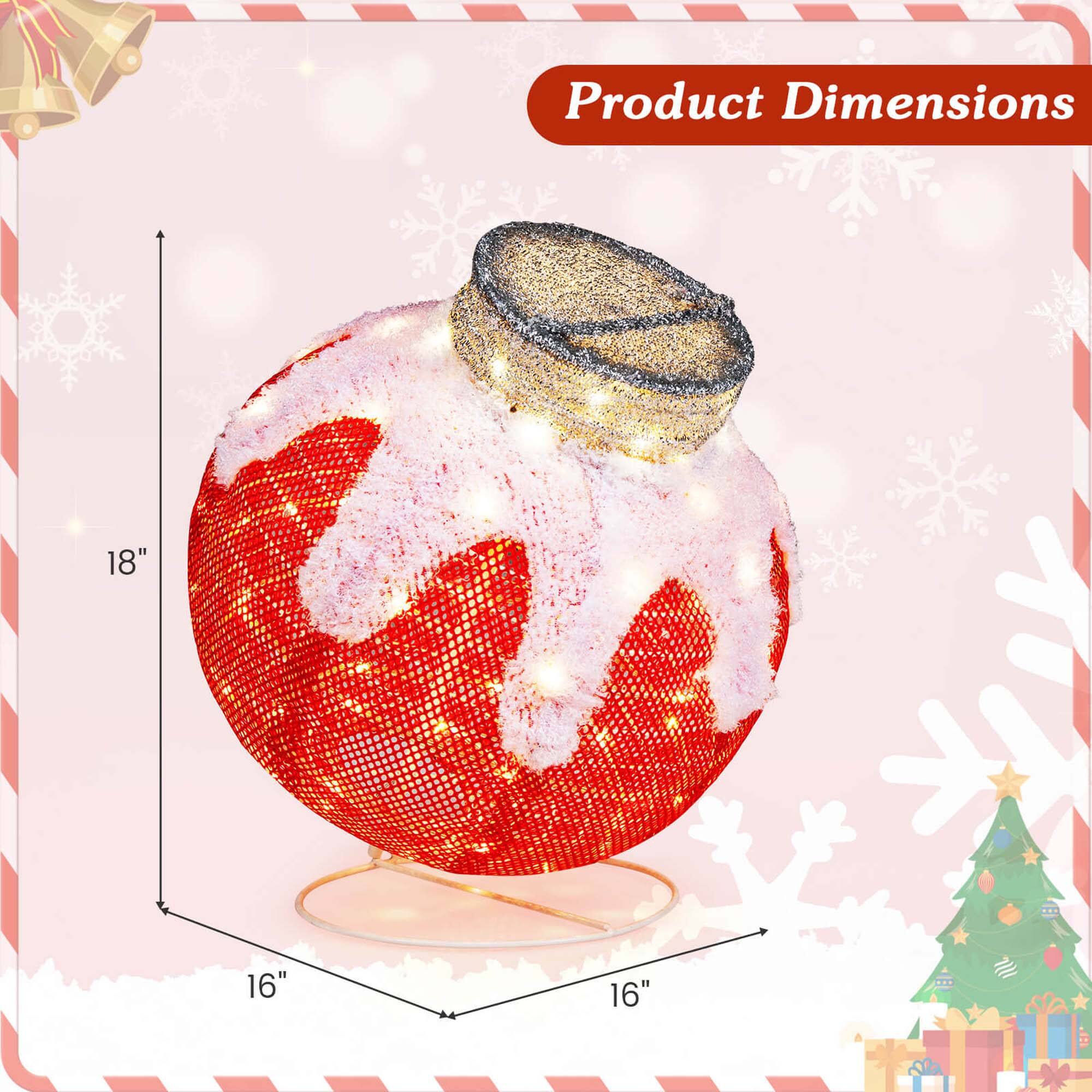 Product Dimensions: 18" x 16" x 16"