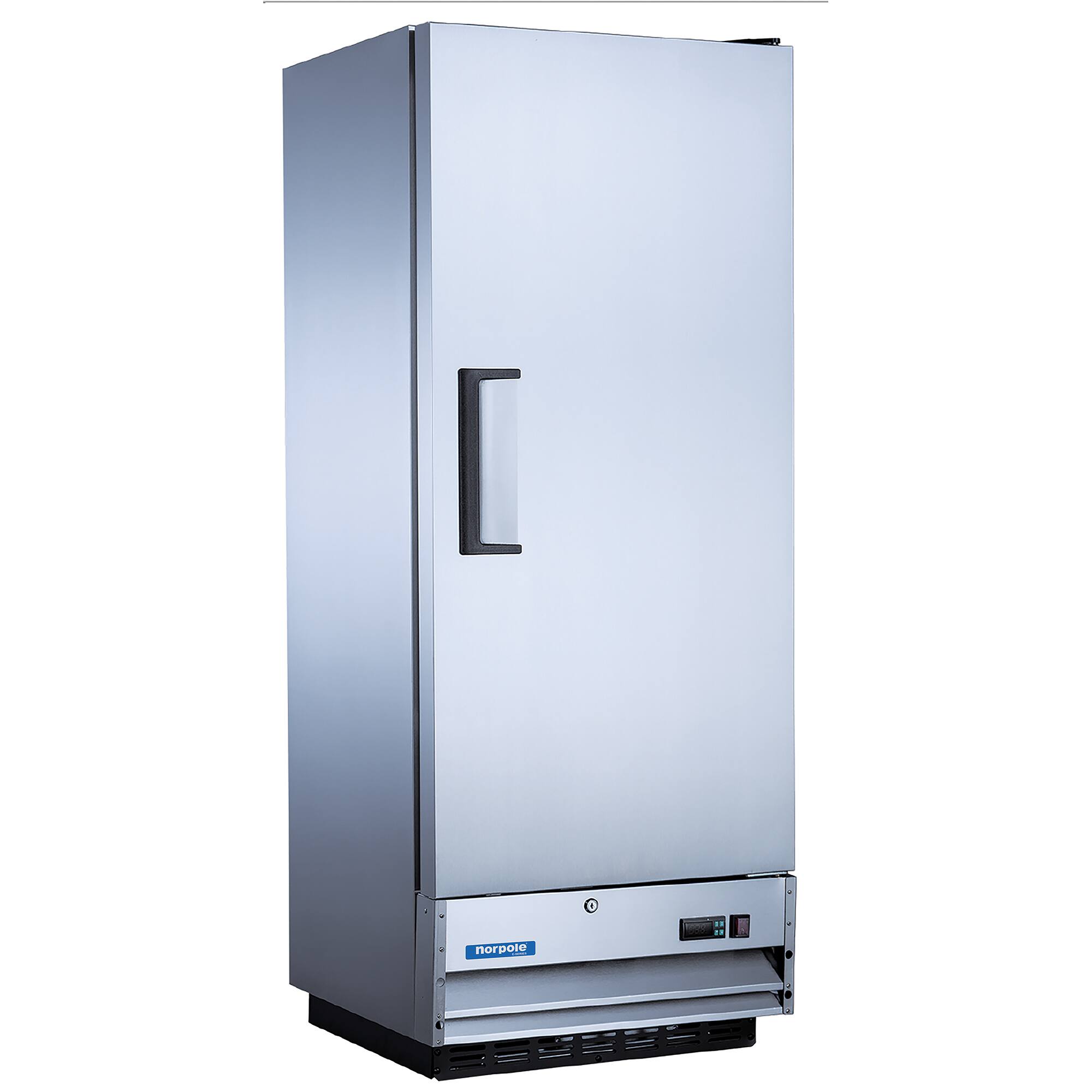 Front. Magic Chef - 12 cu. ft. Commercial Frost Free Single Door Upright Freezer in Stainless Steel - Stainless Steel.