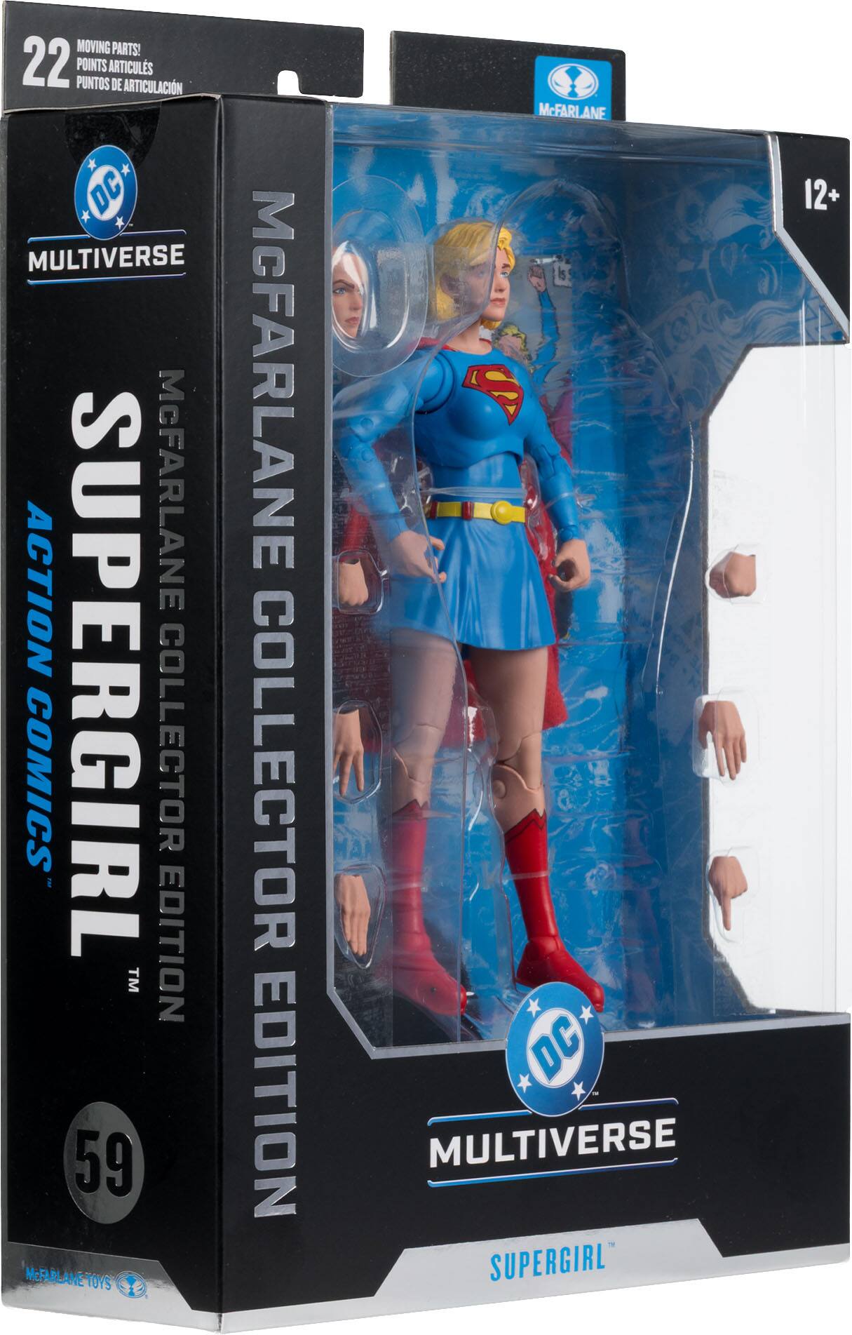 MOVING PARTS! 22 PUNTOS ARTICULS DE ARTICULACIÓN DC MULTIVERSE ACTION COMICS" SUPERGIRL COLLECTOR EDITION TM 59 McFARLANE TOYS McFARLANE COLLECTOR EDITION McFARLANE S DC MULTIVERSE SUPERGIRL 12+