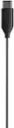 Angle. Skullcandy - JIB USB-C Wired Earbuds - Black.