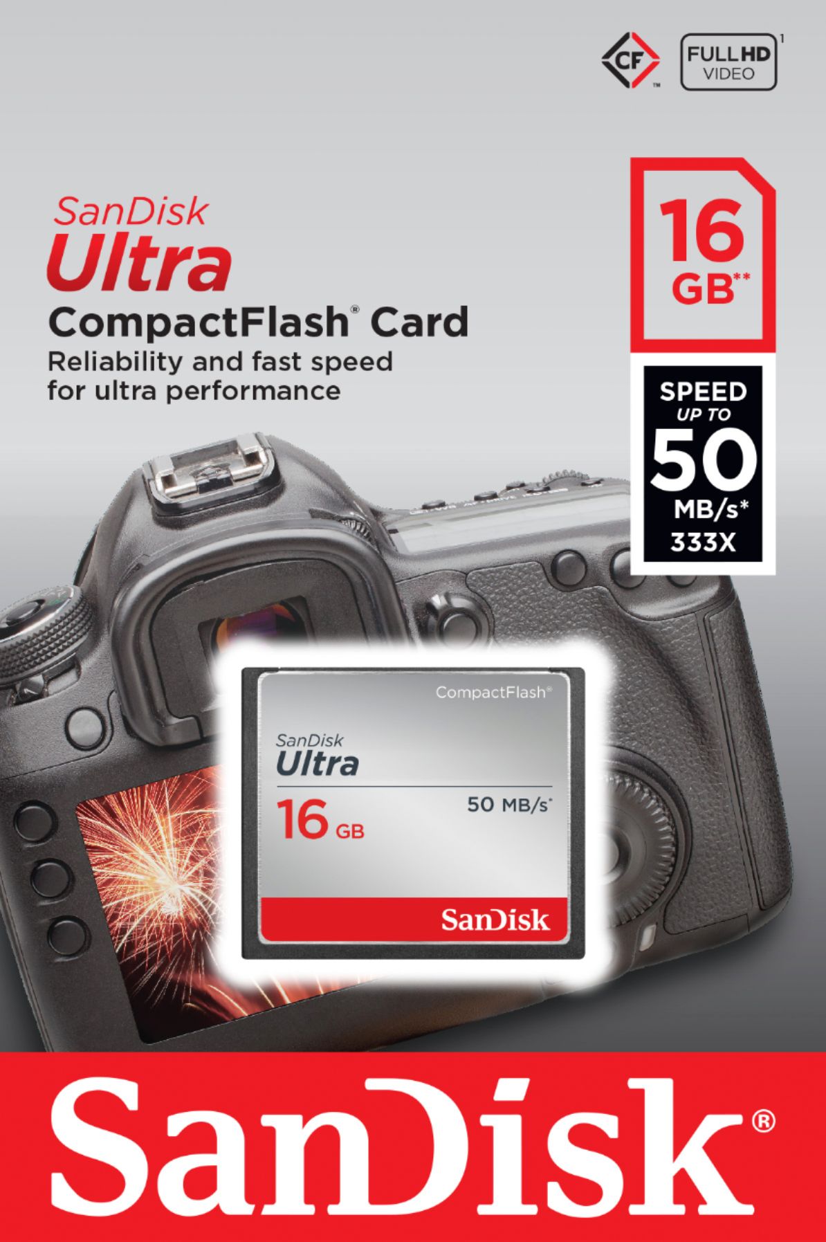 032G 100% Genuino R SanDisk 32GB Ultra CompactFlash CF Tarjeta de memoria 50MB/S SDCFHS 