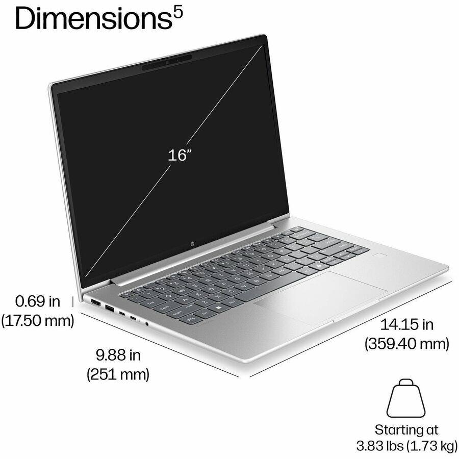 Dimensions

16" 

0.69 in (17.50 mm) 

9.88 in (251 mm) 

14.15 in (359.40 mm) 

Starting at 3.83 lbs (1.73 kg)