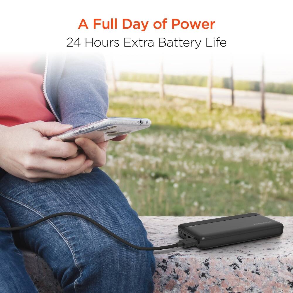 A Full Day of Power  
24 Hours Extra Battery Life