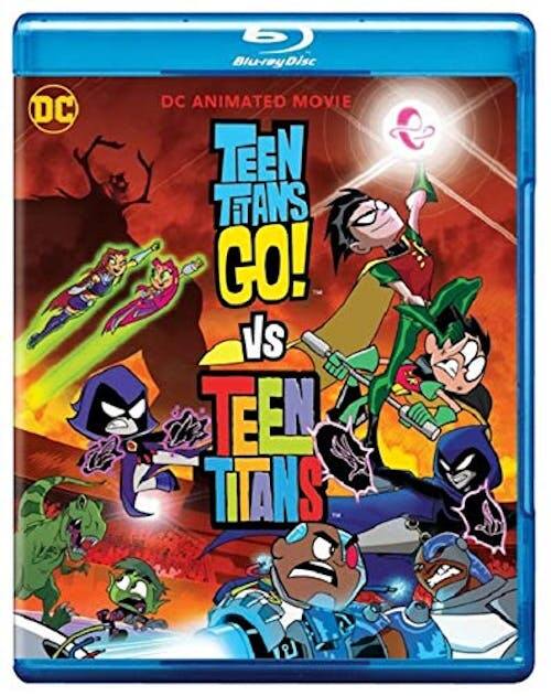 Front. Teen Titans Go! Vs Teen Titans (Blu-ray + DVD + Digital HD) [Blu-ray].